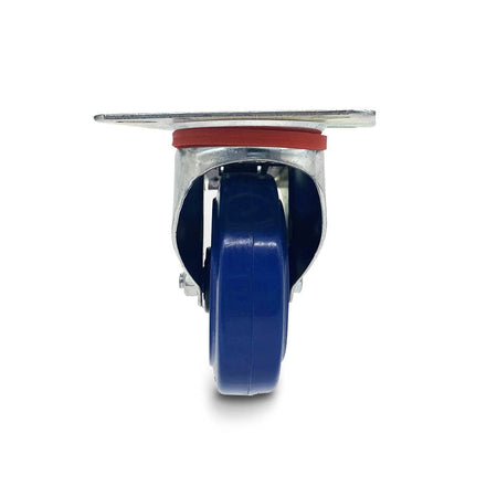 Grip Grip 43003 100mm 100kg Blue Elastic Rubber Nylon Core Swivel Castor with Brake