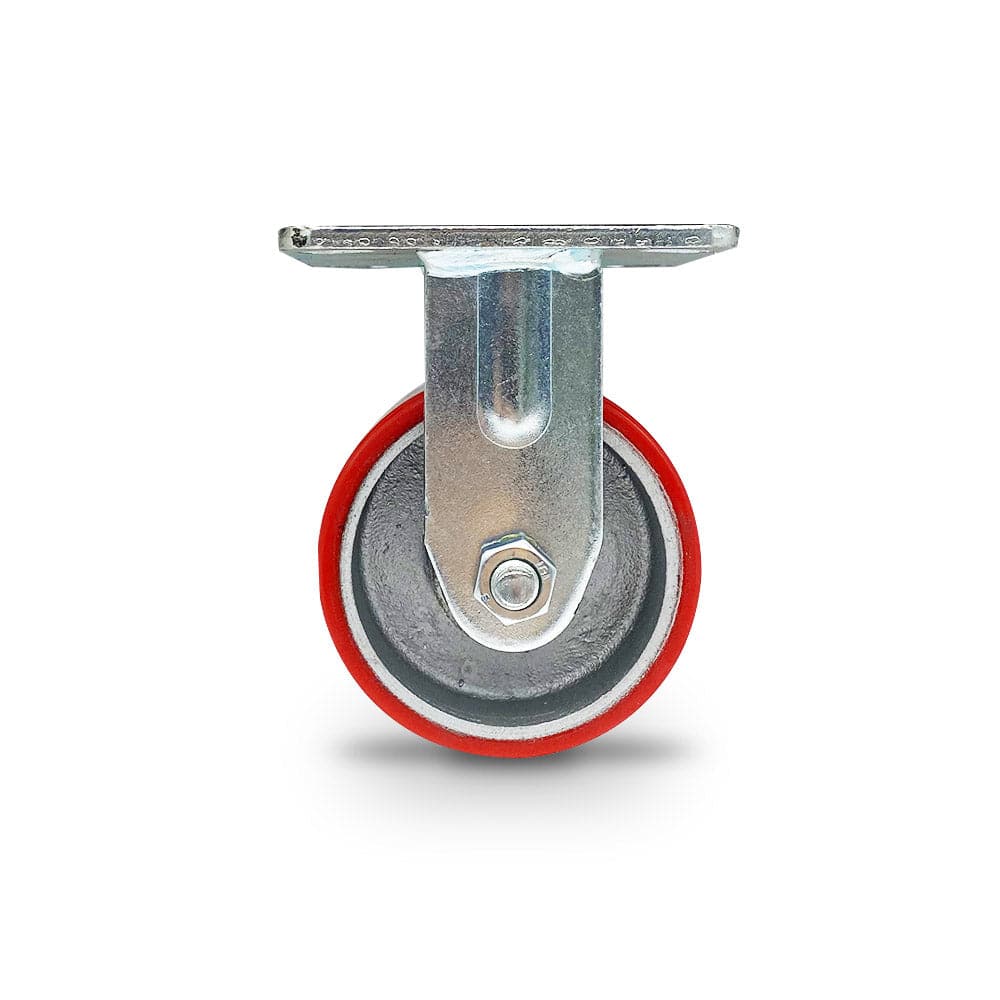 Grip Grip 43037 100mm 230kg Poly Moulded Cast Iron Fixed Castor