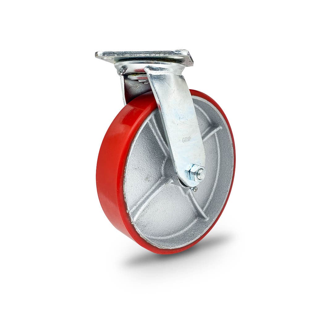 Grip Grip 43040 200mm 460kg Poly Moulded Cast Iron Swivel Castor