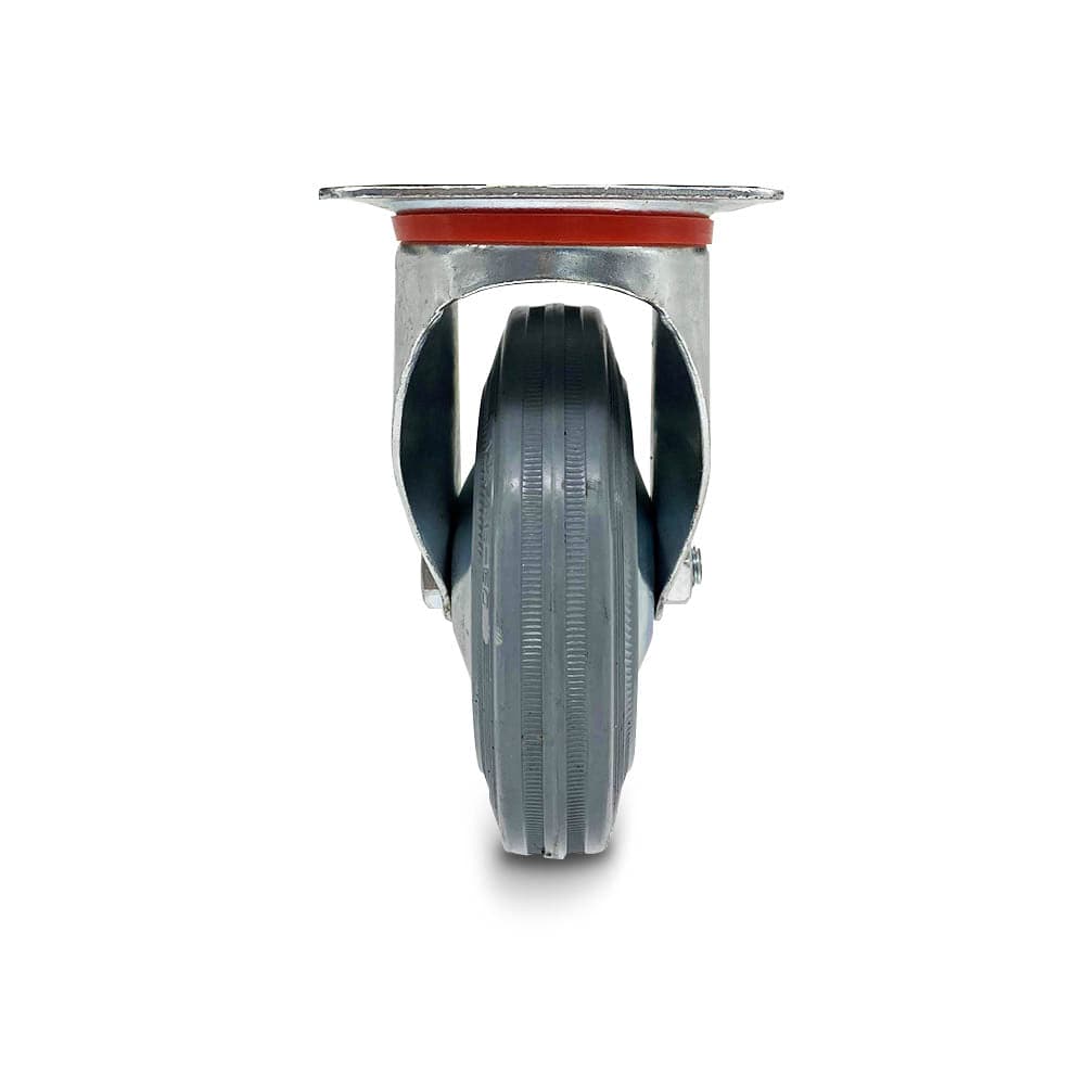 Grip Grip 43058 125mm 100kg Grey Rubber Moulded Steel Core Swivel Castor