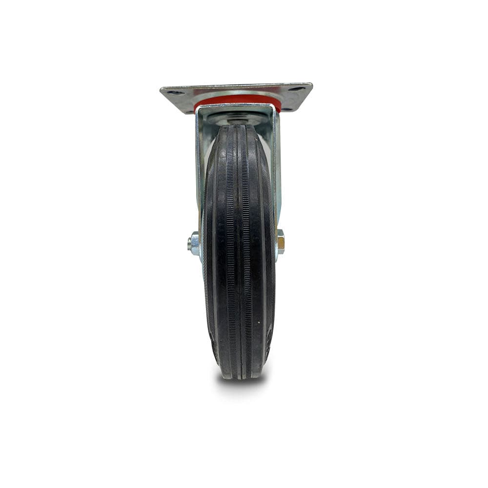 Grip Grip 43030 200mm 185kg Rubber Moulded Steel Core Swivel Castor