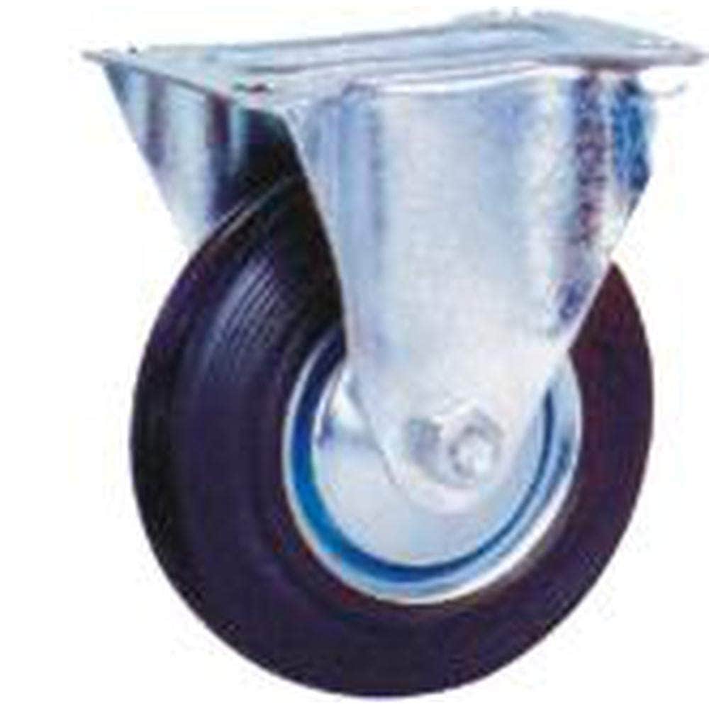 Grip Grip 43025B 125mm 100kg Rubber Moulded Steel Core Swivel Castor